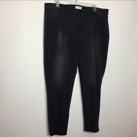 Lane Bryant Super Stretch Skinny Jeans 24 Black - Picture 6 of 6